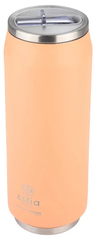 ESTIA ΘΕΡΜΟΣ TRAVEL CUP SAVE THE AEGEAN 500ml PEACH FUZZ