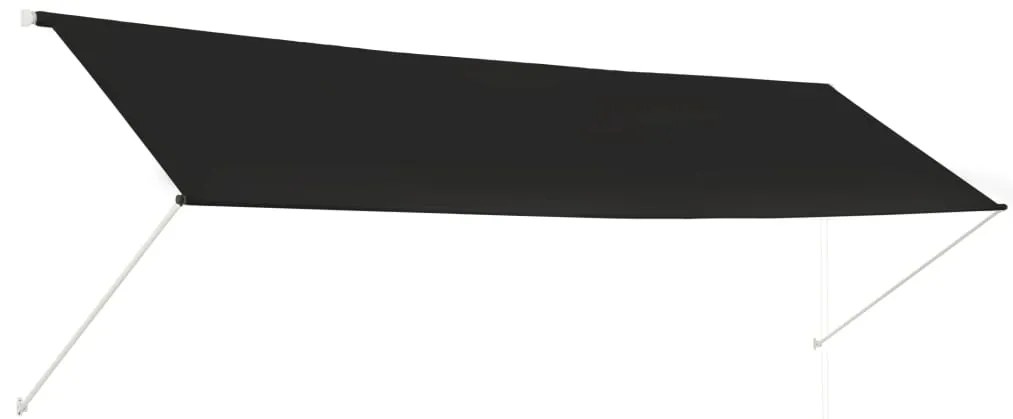 vidaXL Τέντα Συρόμενη Ανθρακί 400 x 150 εκ.