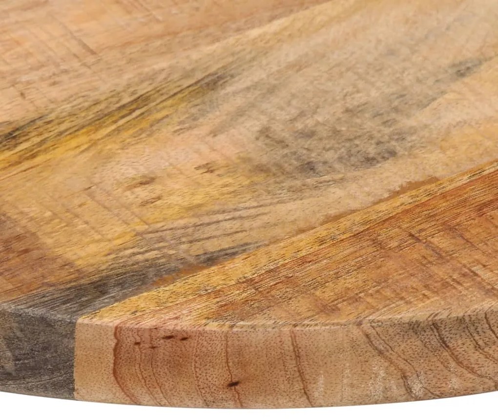 vidaXL Επιφάνεια Τραπεζιού Στρογγυλή Ø40x3,8εκ Μασίφ Ακατ. Ξύλο Μάνγκο