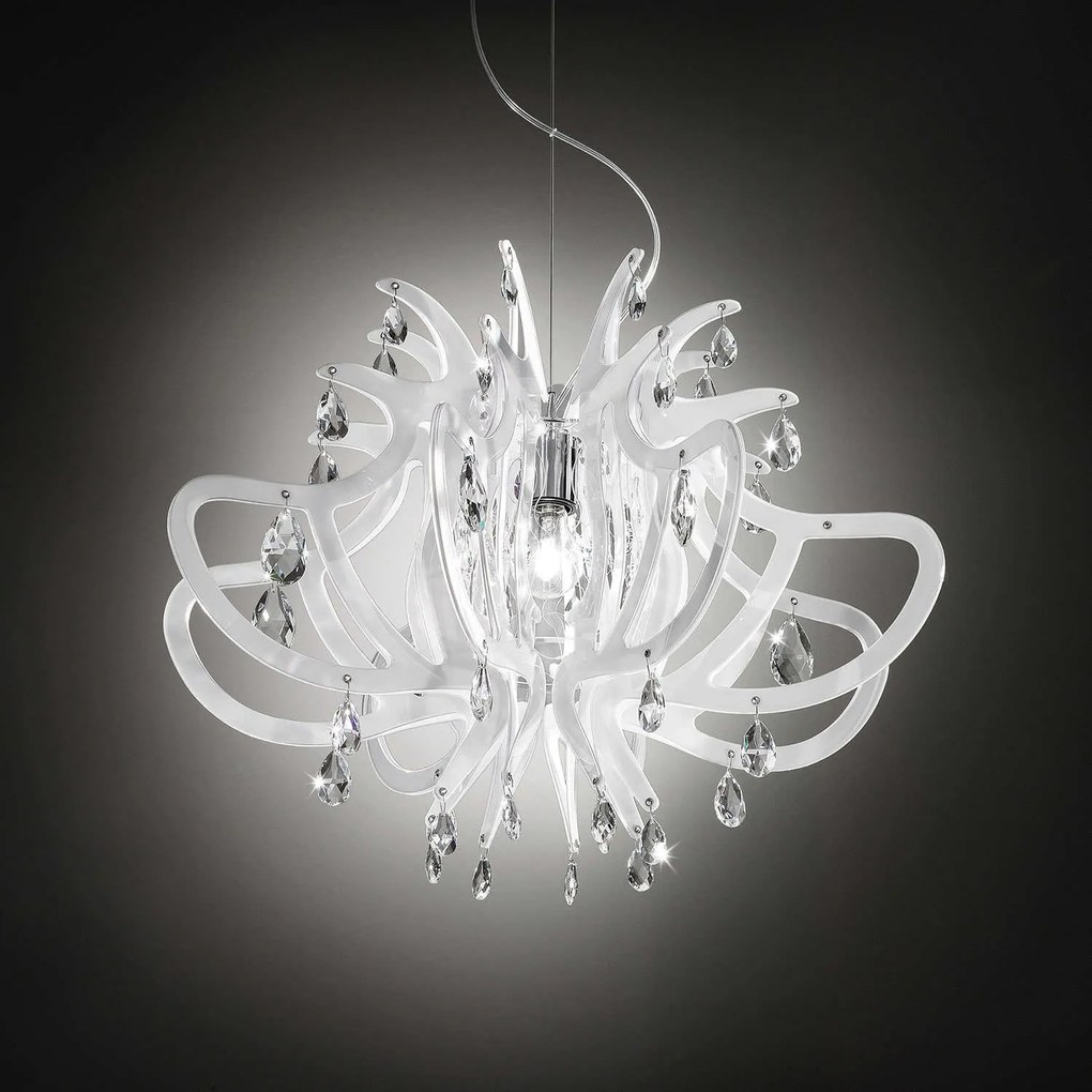 Φωτιστικό Οροφής Lillibet White Slamp Aluminium, Polypropylene