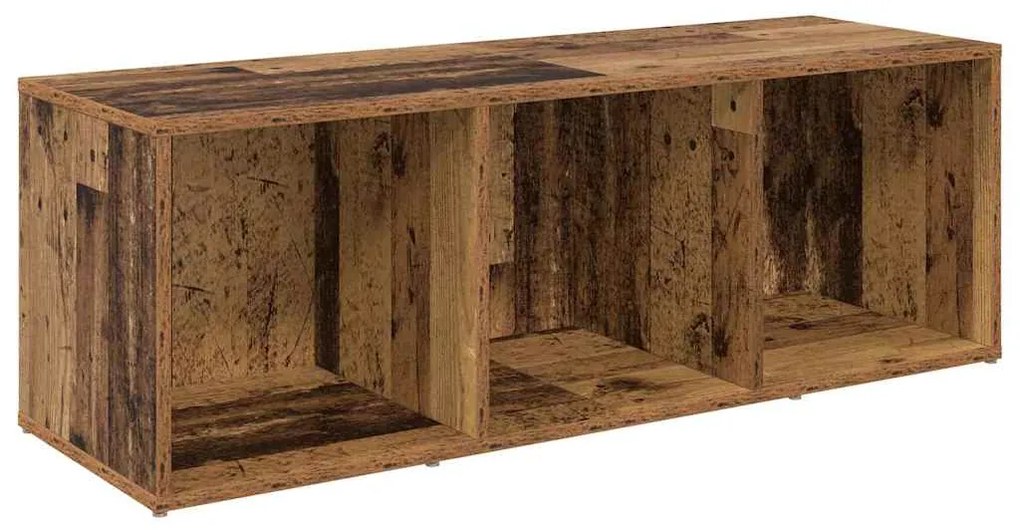 vidaXL Σετ επίπλου τηλεόρασης 2 pcs Παλαιό ξύλο 107 x 35 x 37 cm