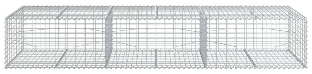 vidaXL Συρματοκιβώτιο με Κάλυμμα 300x100x50εκ. από Γαλβανισμένο Χάλυβα