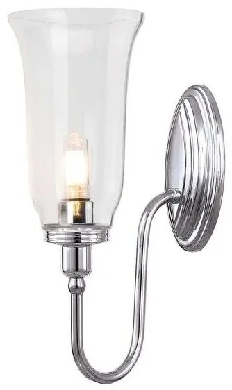 Απλίκα Φωτιστικό Μπάνιου 1xG9 IP44 Blake Elstead Lighting BATH-BLAKE2-PC Χρώμιο