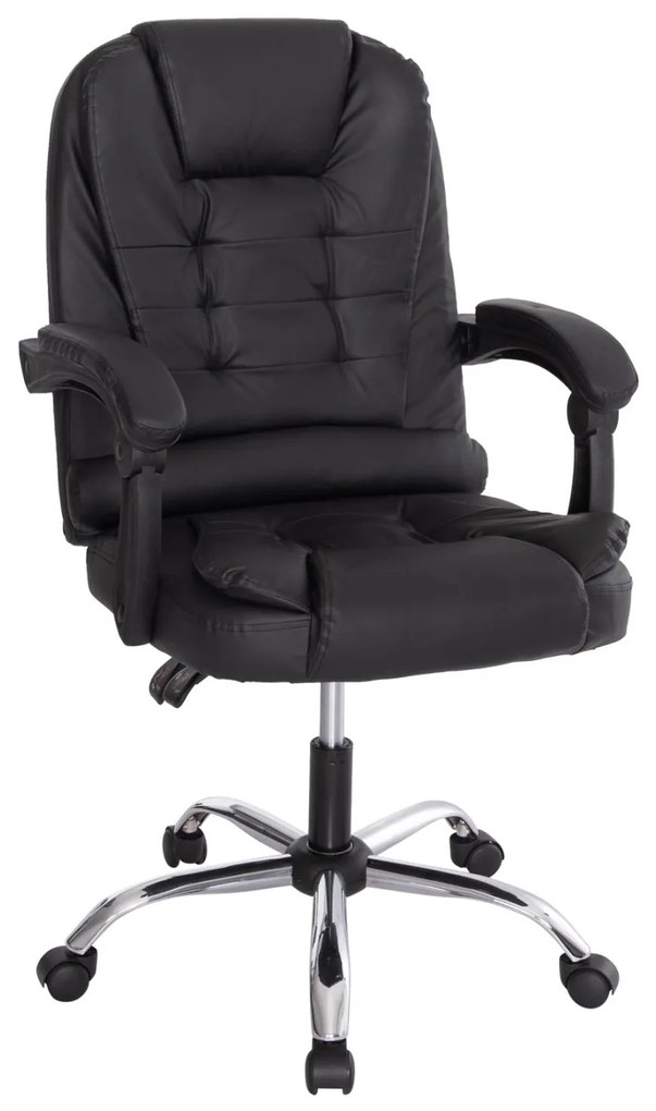 ΚΑΡΕΚΛΑ ΓΡΑΦΕΙΟΥ LAGOM  ΜΑΥΡO PVC-ΜΕΤΑΛ.ΒΑΣΗ-ΜΑΥΡΟ NYLON ΣΚΕΛΕΤΟΣ 63x51x115Υεκ