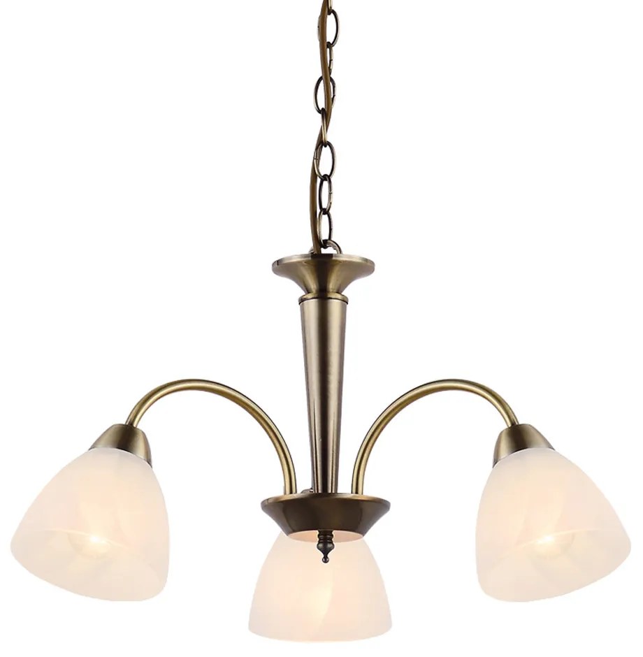 Φωτιστικό Οροφής Τρίφωτο Aca Byron DLX7393BR Bronze