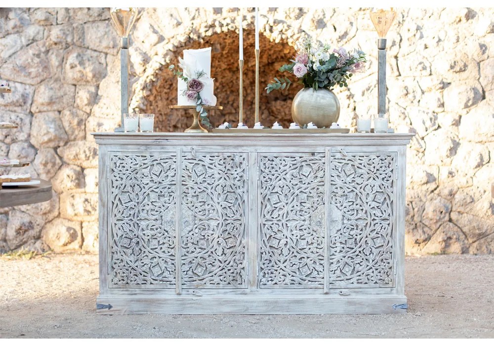 ROXANI ΜΠΟΥΦΕΣ ΦΥΣΙΚΟ 180x40xH102cm - 05-0300 - 05-0300
