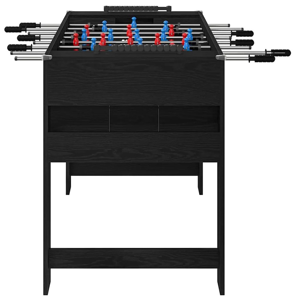 vidaXL Τραπέζι Φουτμπολ Μαύρη Οξυά 125 x 60,5 x 80 εκ.