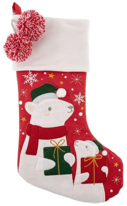 Χριστουγεννιάτικη Διακοσμητική Κάλτσα Polar Bear Stephen Joseph