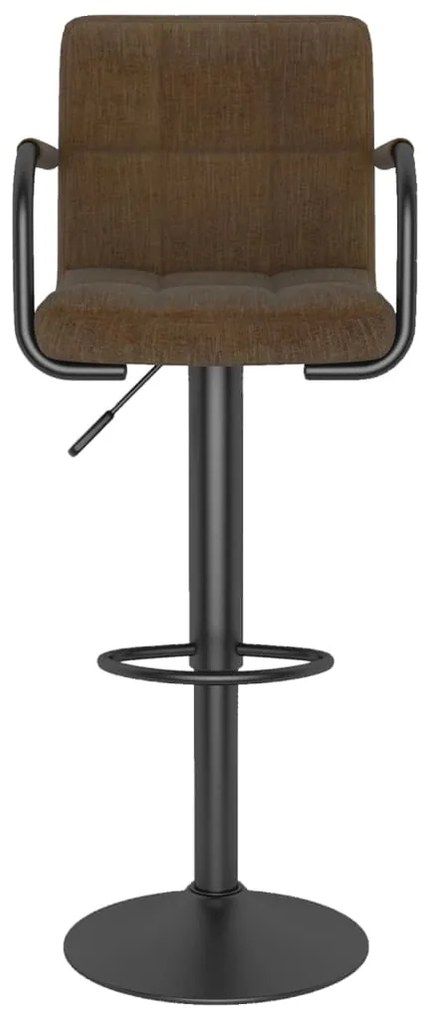 vidaXL Σκαμπό Μπαρ Καφέ Υφασμάτινο