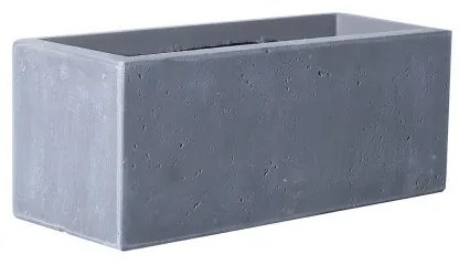 Γλάστρα Πήλινη Ορθογώνια Moody Γκρι M 60x30x30 εκ. B-6070-8 Supergreens-B-6070-8-Γκρι B-6070-8