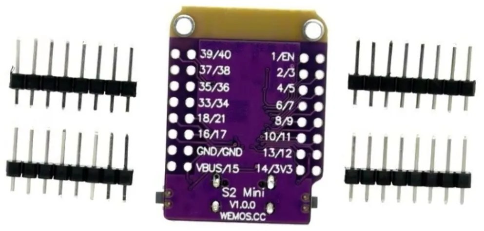WeMos ESP32 S2 Mini WiFi Board 4MB Flash 2MB PSRAM MicroPython Arduino Compatible