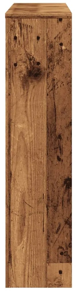 vidaXL Κάλυμμα Καλοριφέρ Όψη Παλαιού Ξύλου 149x20x82 εκ. Επεξ. Ξύλο