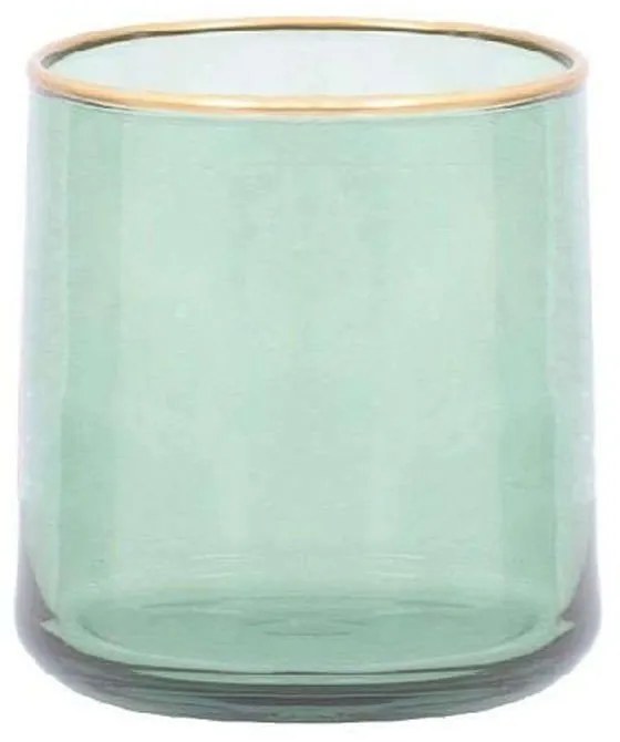 Κηροπήγιο Για Ρεσώ RAB450K6 7x7x8cm Green Espiel Glass
