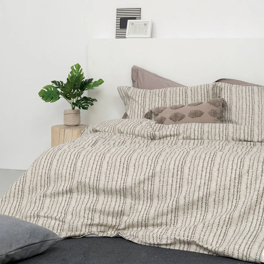 Φανελένια Σεντόνια Μονά (Σετ) Palamaiki Cosy CW278 Εκρού,Μπεζ ΧΩΡΙΣ ΛΑΣΤΙΧΟ 170x265