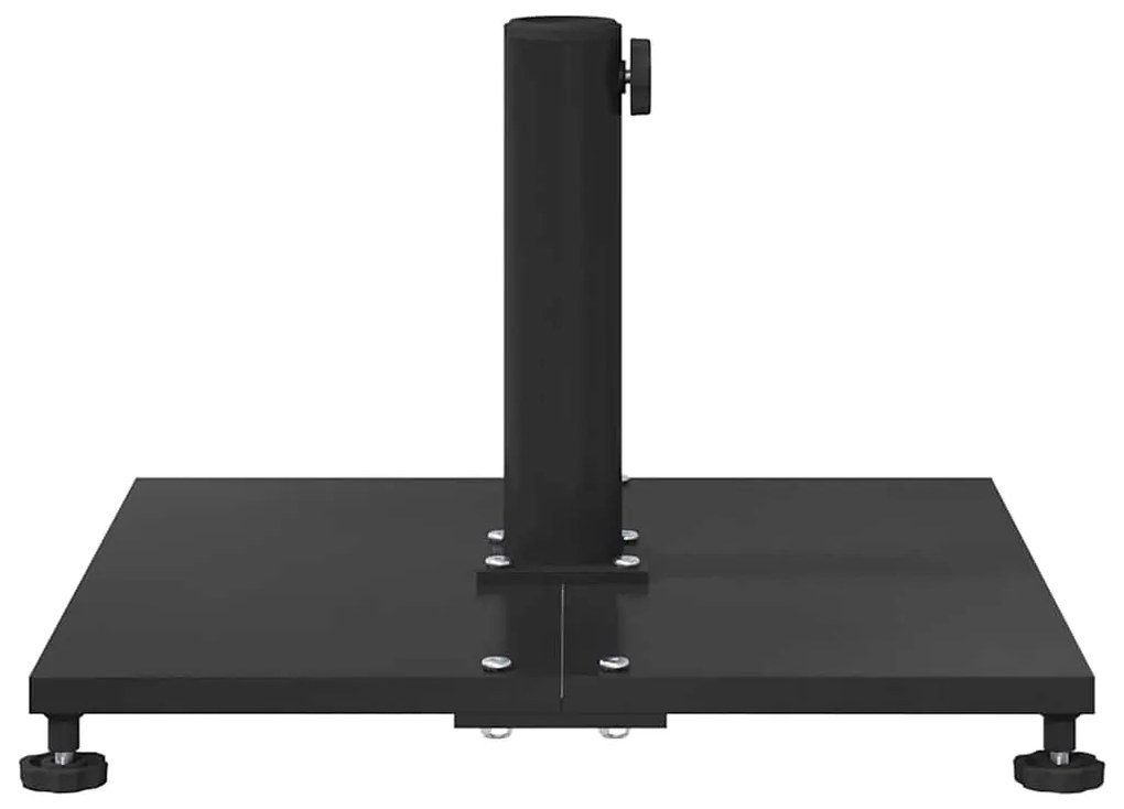 vidaXL Εξωτερική βάση ομπρέλας Μαύρο 45 x 45 x 31 εκ. Ατσάλι