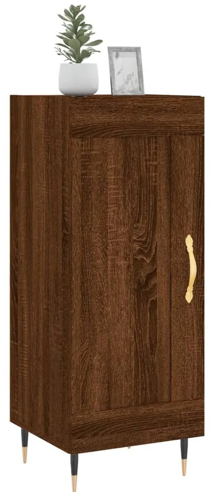 vidaXL Ντουλάπι Καφέ Δρυς 34,5 x 34 x 90 εκ. Επεξεργασμένο Ξύλο