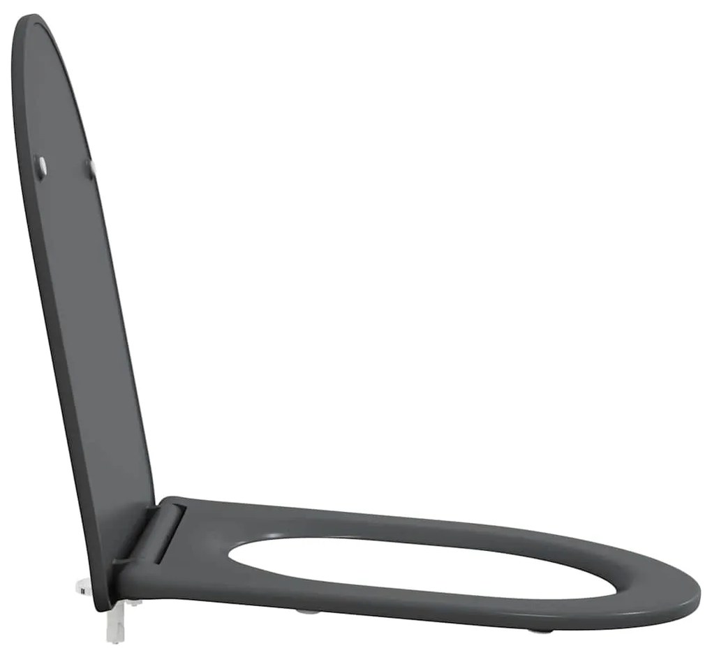 vidaXL Λεκάνη Ανθρακί 44 x 36,4 x 3,4 εκ. Δυροπλάστ