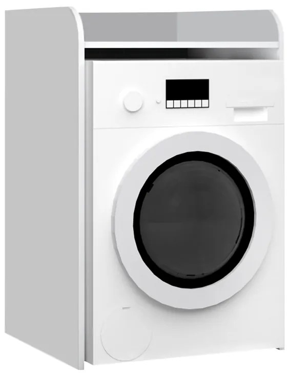 Έπιπλο πλυντηρίου Toren Megapap χρώμα λευκό 65x60x100εκ.-GP028-0130,1