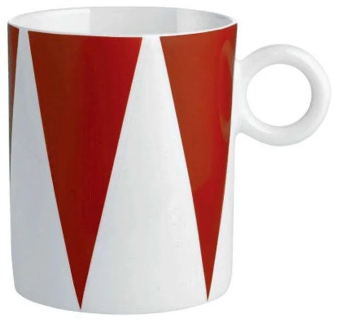 Κούπα Circus MW582 350ml Bone Red-White Alessi Bone China