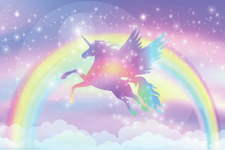 Αφίσα Rainbow Unicorn