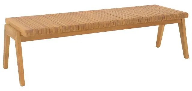 Παγκάκι Jey teak ξύλο σε φυσική απόχρωση 120x45x40εκ 120x57.5x80 εκ.