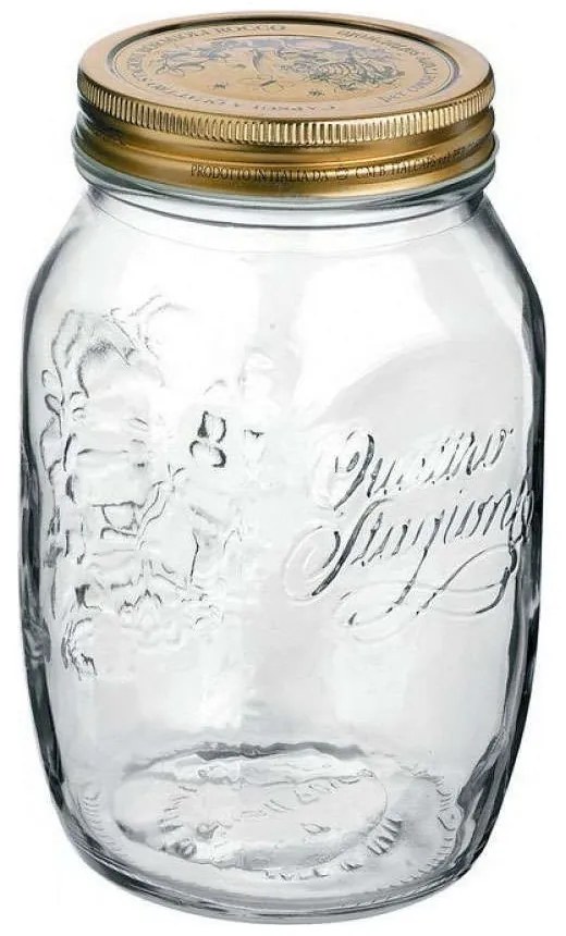 Βάζο Αποθήκευσης Stagioni BR00616022 1lt Clear Bormioli Rocco Glass