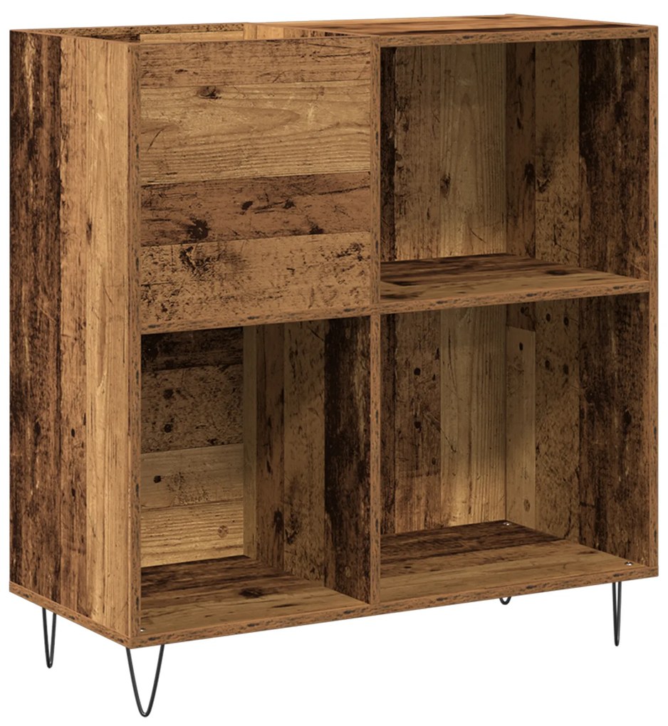 vidaXL ντουλάπι αποθήκευσης δρυς 84,5 x 38 x 90 εκ επεξεργασμένο ξύλο