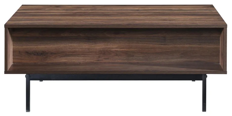 GROOVES COFFEE TABLE 2ΣΥΡΤΑΡΙΑ WOTAN OAK ΓΚΡΙ 110x60xH45cm - 04-0893 - 04-0893