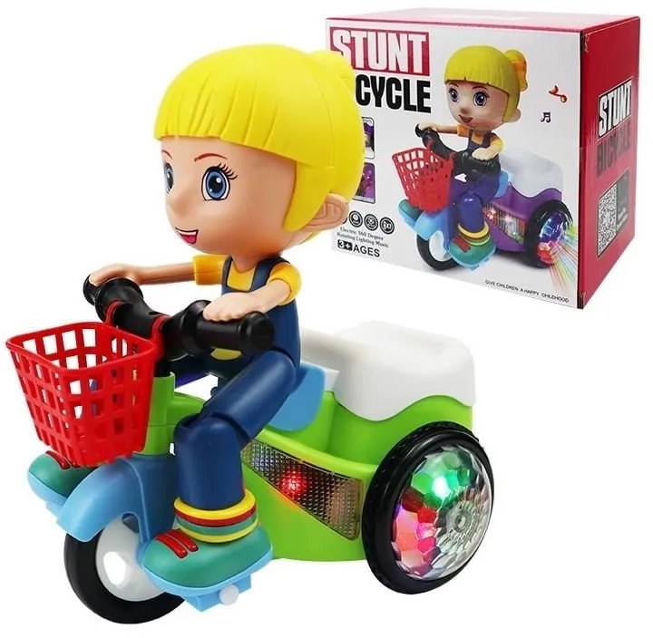 Παιδικό Ηλεκτρικό Τρίκυκλο Παιχνίδι - Children Electric Stunt Tricycle