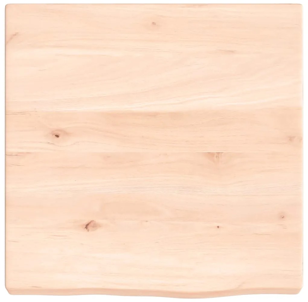 vidaXL Ράφι Τοίχου 40x40x(2-4) εκ. από Ακατέργαστο Μασίφ Ξύλο Δρυός
