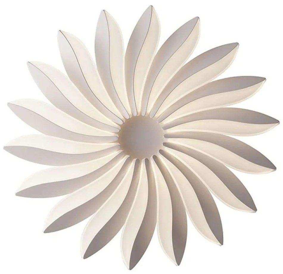Φωτιστικό Οροφής - Πλαφονιέρα Sunrise LED-SUNRISE-PL62 90W Dimmer Led Φ61,5cm 8,5cm  White Luce Ambi Aluminium