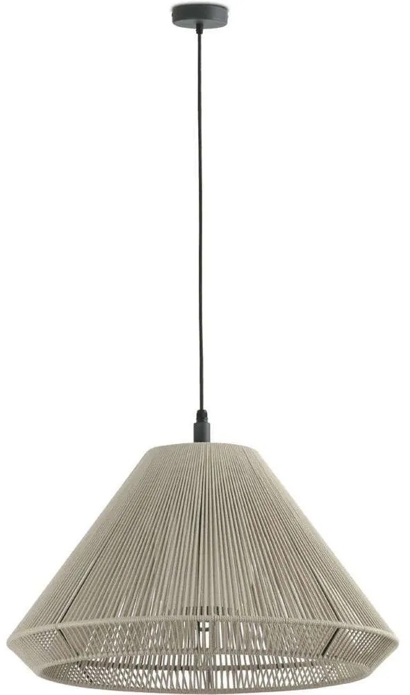 Φωτιστικό Οροφής Saigon Hole 71579C-09 Φ66,5x38cm 1xE27 15W Beige-Dark Grey Faro Barcelona