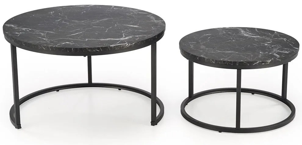 Uni 2 Τραπεζακι Σαλονιου Γκρι Μαρμαρο 120x60x45
