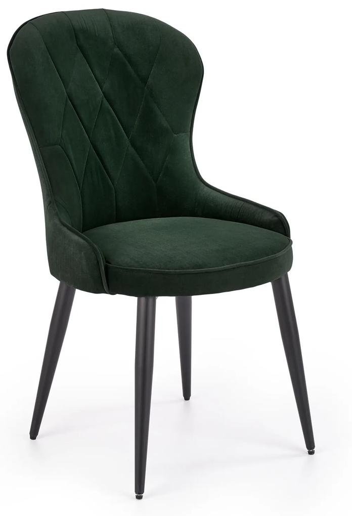 60-21079 K366 chair, color: dark green DIOMMI V-CH-K/366-KR-C.ZIELONY, 1 Τεμάχιο