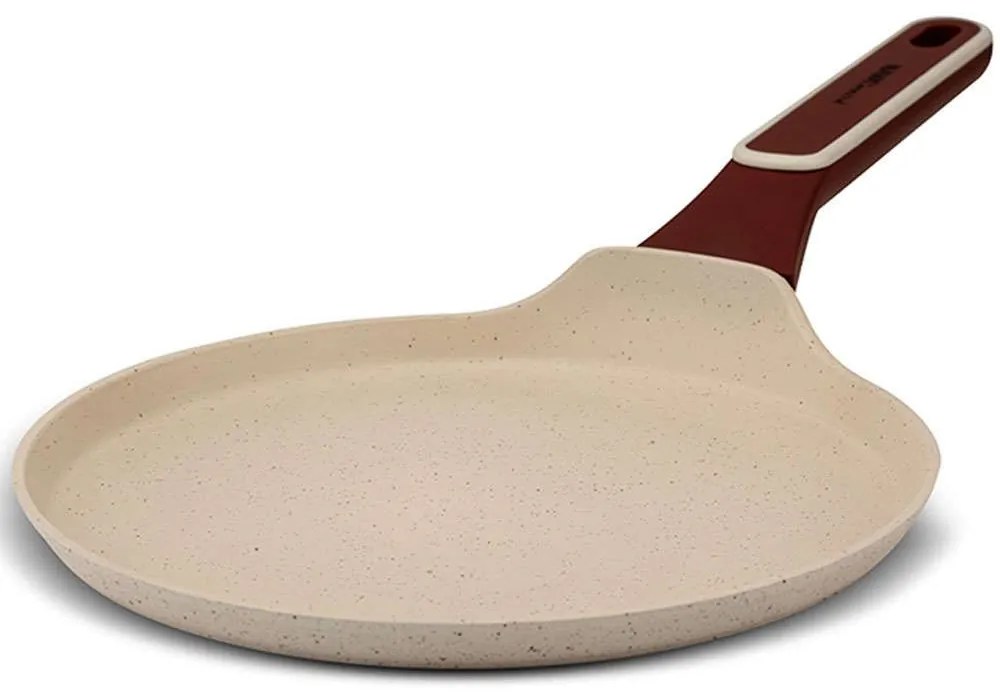 Κρεπιέρα Αντικολλητική Terrestrial 10-144-311 24cm Brown-Beige Nava 24cm Aluminium