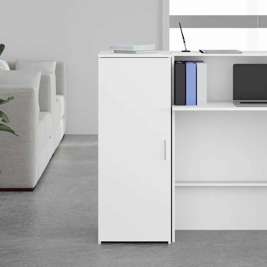 ντουλάπι αποθήκευσης vidaXL Λευκό 40x45x103,5 cm Κατασκευασμένο ξύλο