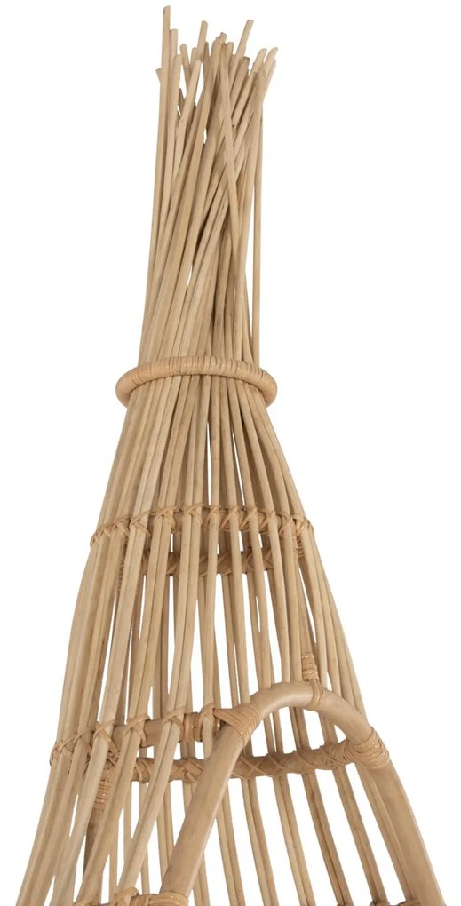 ΚΑΝΑΠΕΣ ΕΞΩΤ.ΧΩΡΟΥ ΣΤΡΟΓΓΥΛΟΣ MARJOM  ΦΥΣΙΚΟ RATTAN-ΕΚΡΟΥ ΥΦΑΣΜΑ Φ148x287Υεκ.