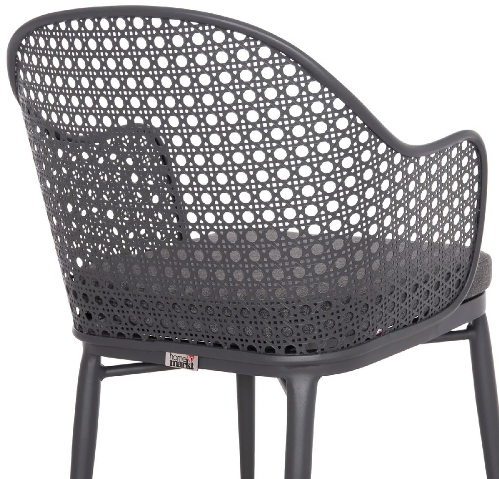 ΣΕΤ LOUNGE 3TMX ΕΞ.ΧΩΡΟΥ OREGO HM21106.01 ΑΛΟΥΜΙΝΙΟ ΣΕ ΣΚΟΥΡΟ ΓΚΡΙ