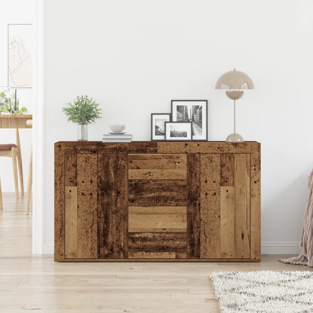 vidaXL Πλαϊνό γραφείο Παλαιό ξύλο 120 x 36 x 69 εκ Επεξεργασμένο ξύλο
