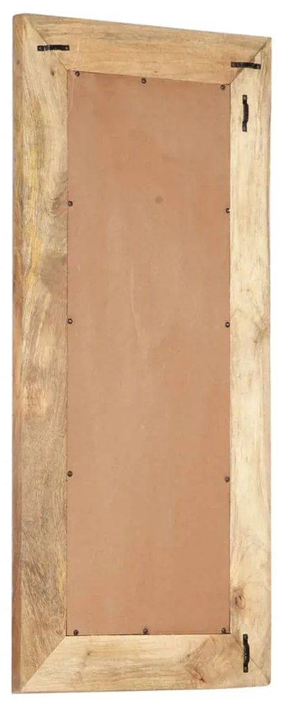 vidaXL Καθρέφτης Σκαλιστός στο Χέρι 110x50x2,5εκ από Μασίφ Ξύλο Μάνγκο