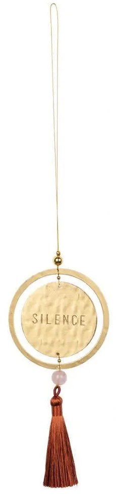 Διακοσμητικό Επιτοίχιο Silence LBTRD0015562 8x18cm Multi Raeder Ορείχαλκος