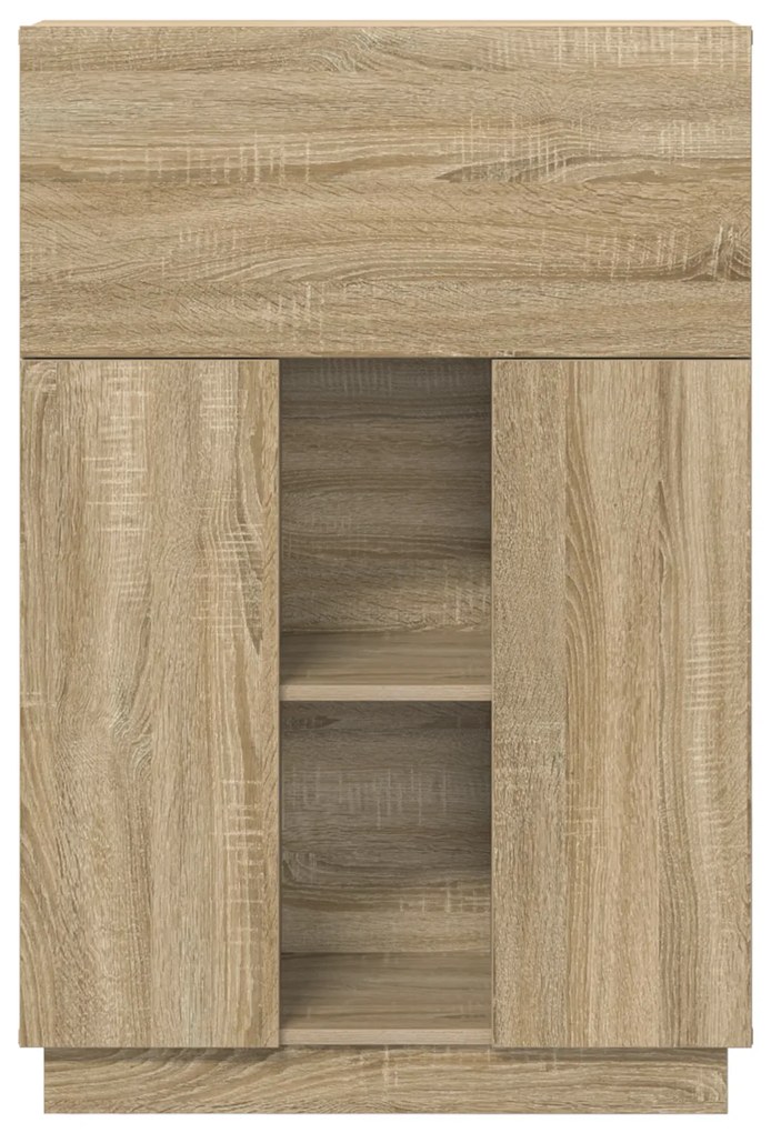 vidaXL Γραφείο Sonoma Oak Sonoma oak Μοριοσανίδα Μεσαίο