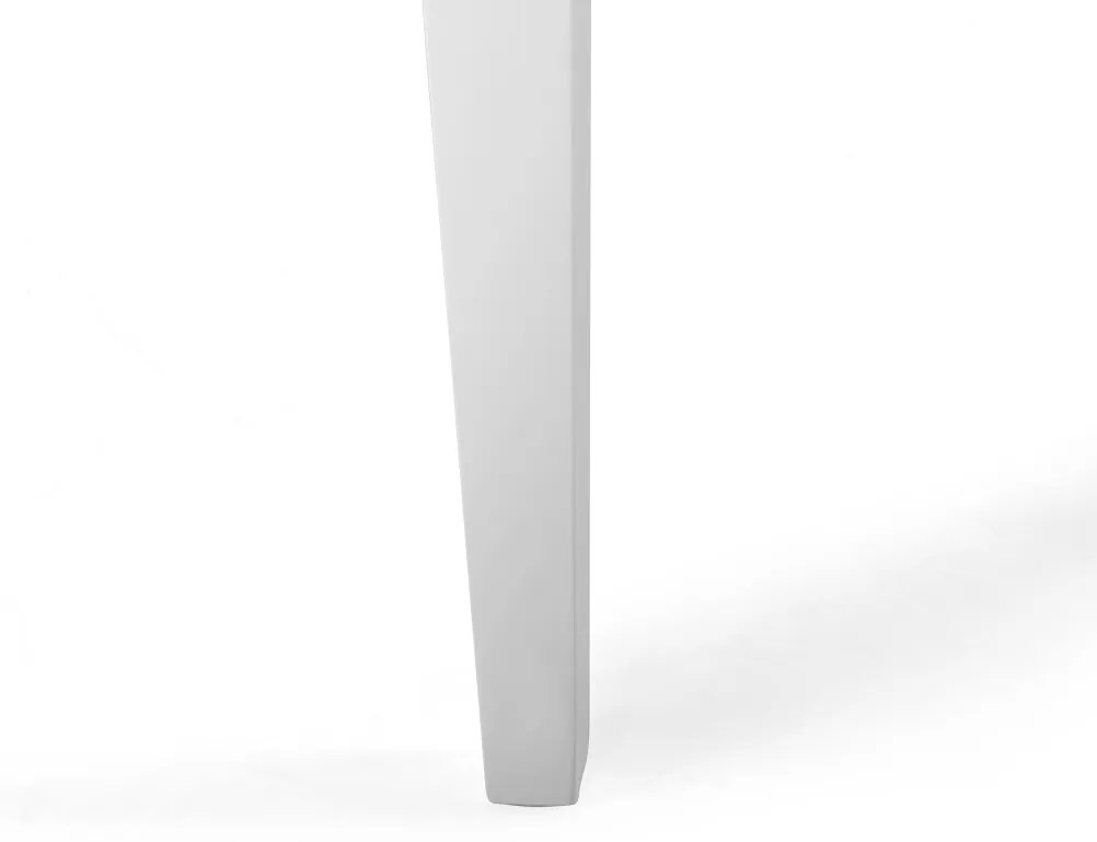Τραπέζι Provo 126, Γυαλιστερό λευκό, 74x107x150cm, Επιμήκυνση, Ξύλο