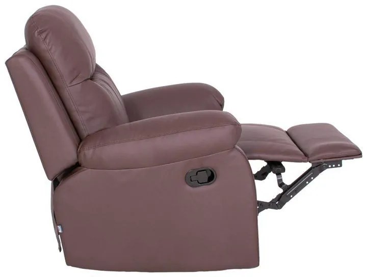 Πολυθρόνα Relax Chicago 1113 Fylliana Μόκα Τεχνόδερμα 97x90x100 εκ. 97x90x100 εκ.
