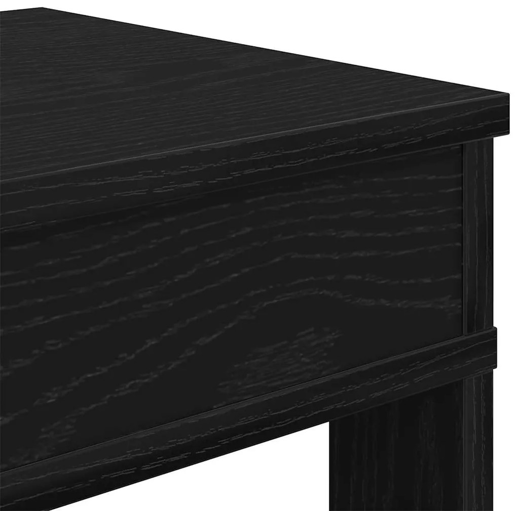 Ράφι παπουτσιών Μαύρο 80x30x98 cm Κατασκευασμένο ξύλο - Μαύρο