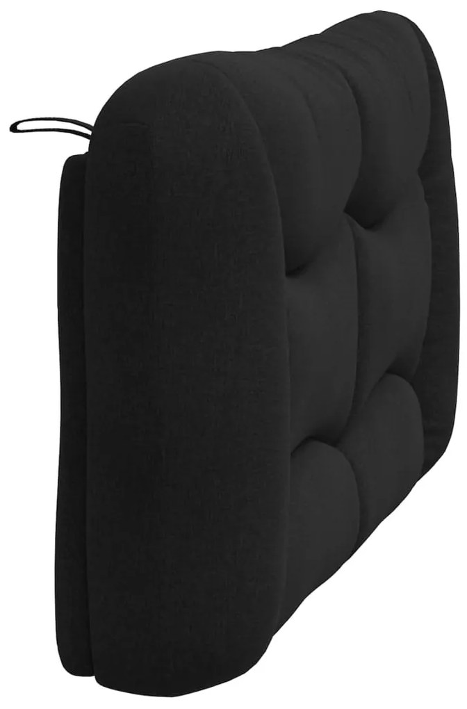 vidaXL Μαξιλάρι για Κεφαλάρι Hvar Μαύρο 120 εκ. Υφασμάτινο