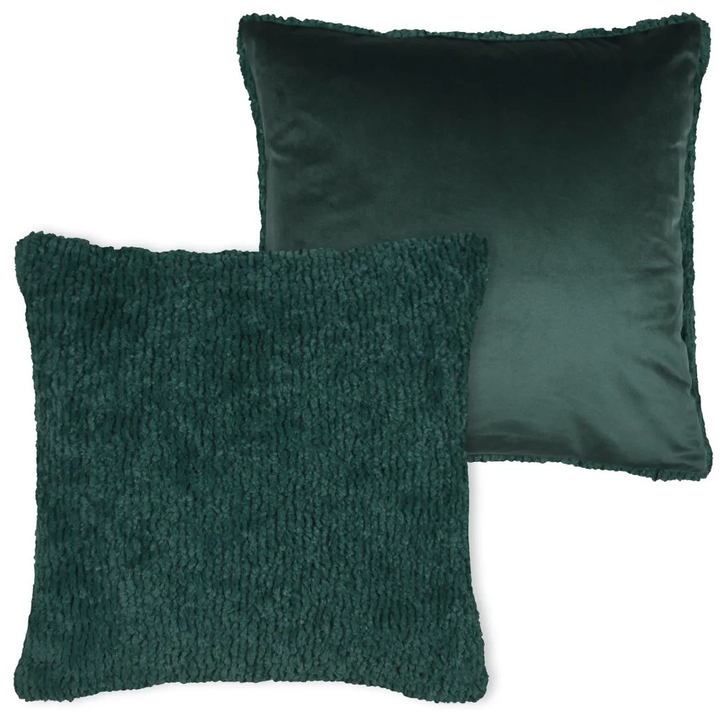 Διακοσμητικό Μαξιλάρι Fleece 2 Όψεων (45x45) S-F Timmy Emeraude C0D511004