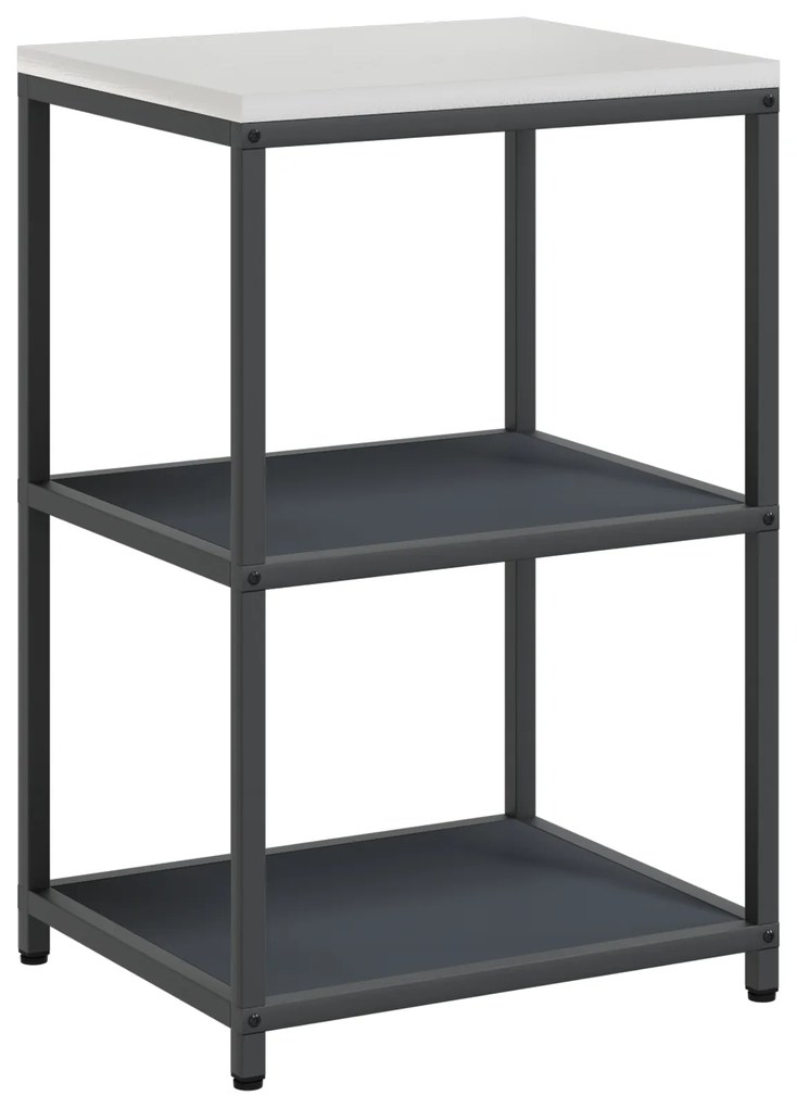 vidaXL Σετ Αποθήκευσης Κουζίνας 2 pcs Ανθρακί 120 x 50 x 92 εκ.