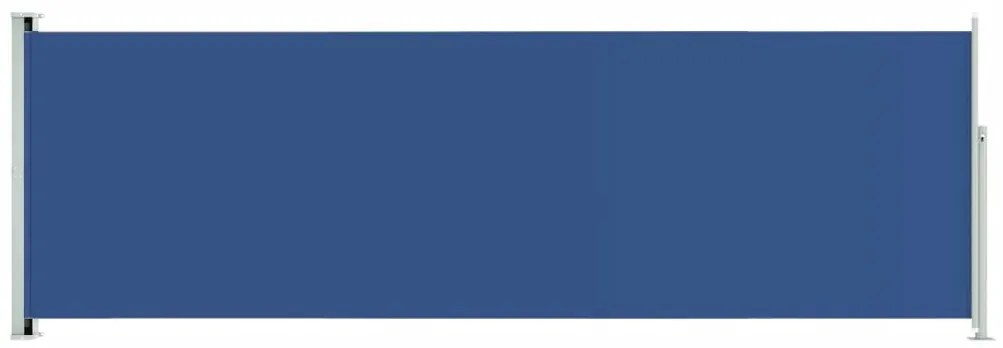 vidaXL Σκίαστρο Πλαϊνό Συρόμενο Βεράντας Μπλε 200 x 600 εκ.