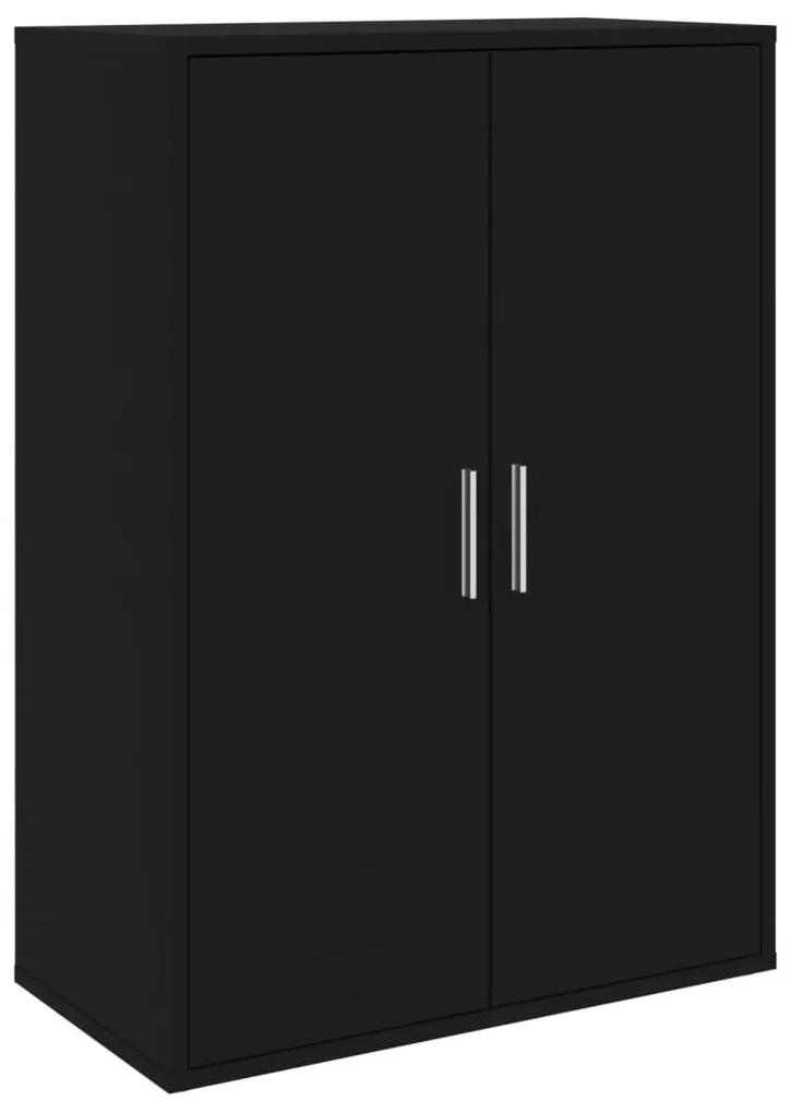 vidaXL Συρταριέρα Μαύρη 60 x 31 x 84 εκ. από Επεξεργασμένο Ξύλο
